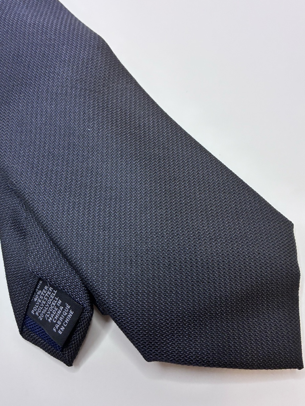 Michael Kors Black Tie Mens Woven Royal Solid Silk Blend Formal Wedding NWT New